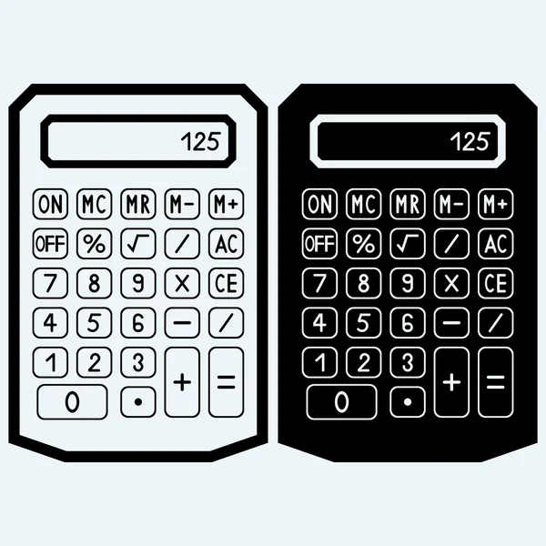 Calculatrice icône vecteur — Image vectorielle