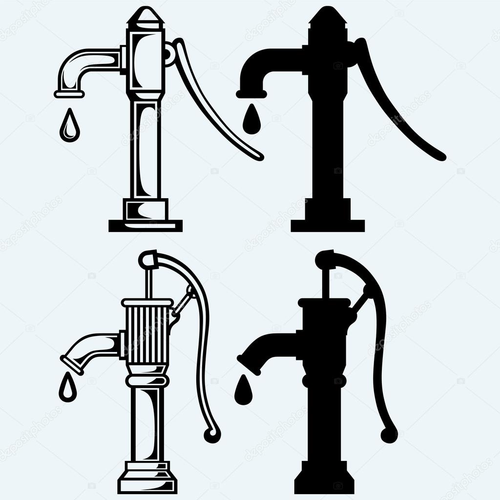 Water pump vector