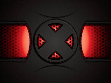 Kırmızı Soyut Arkaplan