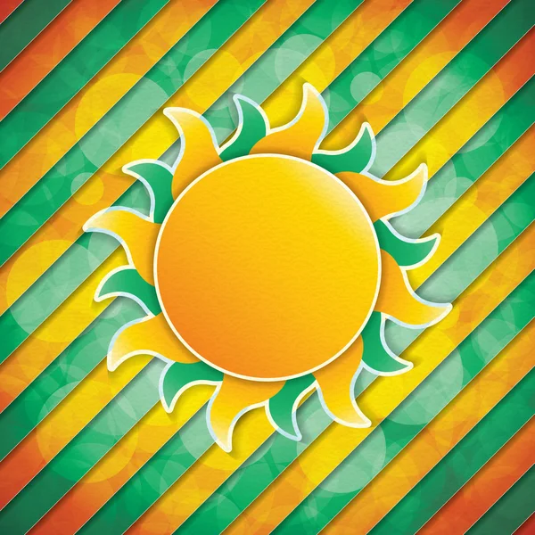 Fondo retro verano — Vector de stock