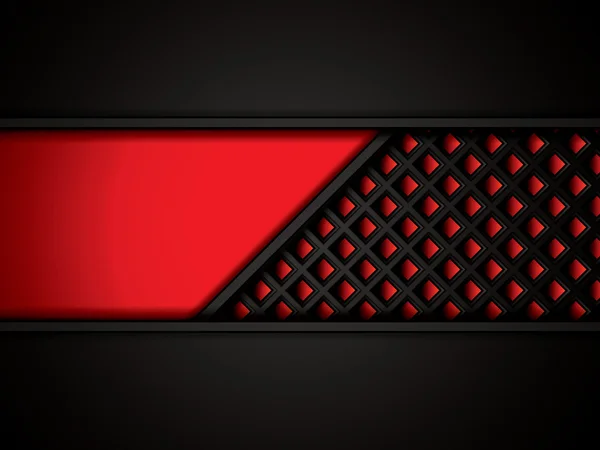 Roter abstrakter Hintergrund — Stockvektor