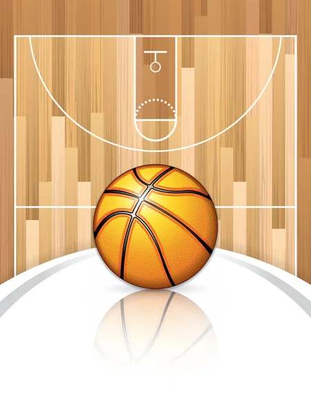 Basketball brochure design — Stock Vector