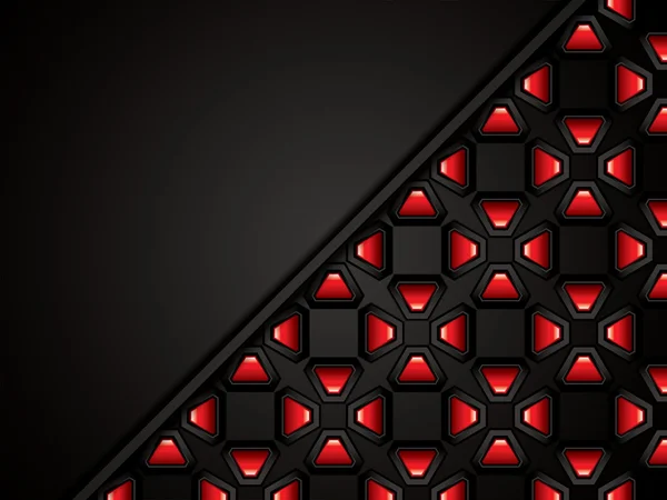 Fondo abstracto rojo — Vector de stock