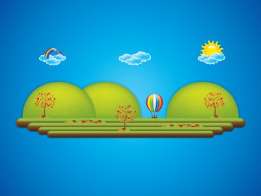 Sonbahar peyzaj tasarımı