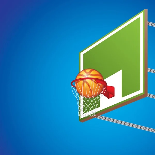 Basketball hoop design — Stock Vector