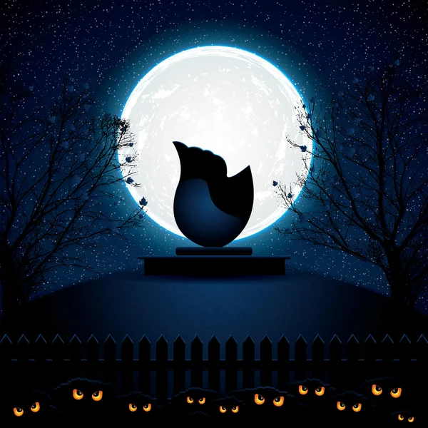 Halloween avond — Stockvector