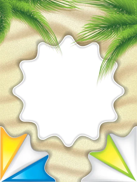 Summer background — Stock Vector