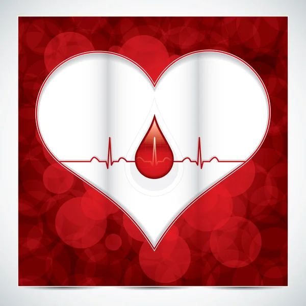 Blood donation — Stock Vector