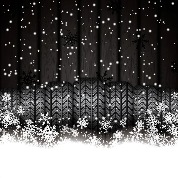 Pneus d'hiver — Image vectorielle