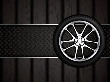 Car wheel background clipart