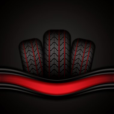 Car tires background clipart
