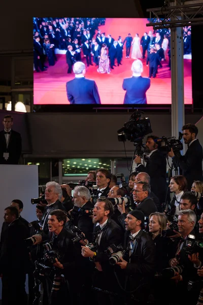 Cannes Film Festivali'nde 'Taş Eller' — Stok fotoğraf