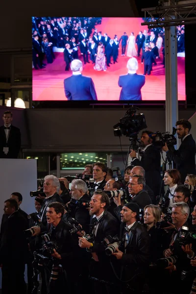 "Hands of Stone" på den årlige filmfestivalen i Cannes – stockfoto