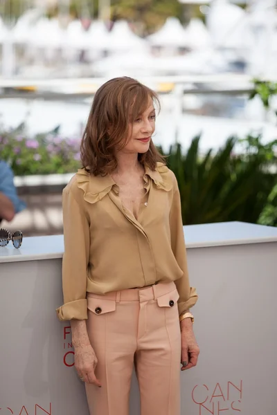 'Elle' fényképes hívás közben a 69 éves Cannes-i filmfesztivál — Stock Fotó
