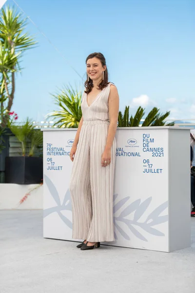 Cannes France July Louise Chevillotte Attends Benedetta Photocall 74Th Annual — Photo