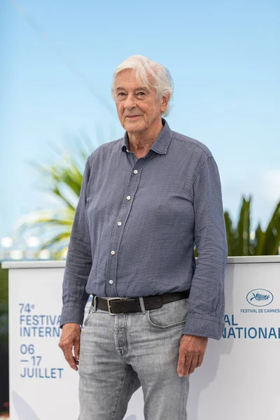 Cannes France July Director Paul Verhoeven Attends Benedetta Photocall 74Th — Stok fotoğraf