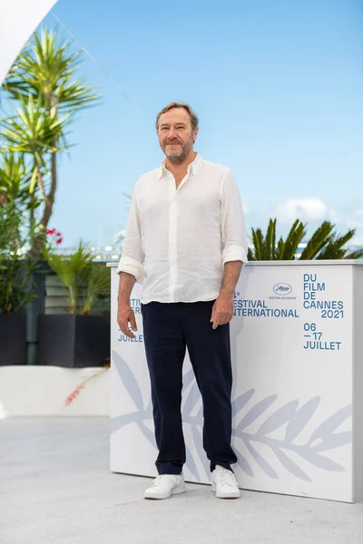 Cannes France July Olivier Rabourdin Attends Benedetta Photocall 74Th Annual — Foto de Stock