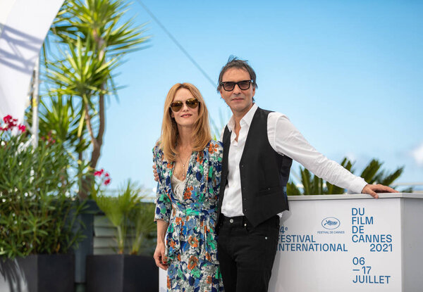 Cannes France July Vanessa Paradis Director Samuel Benchetrit Attend Cette Royalty Free Stock Images