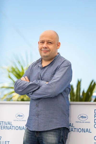 Cannes Frankrike Juli Regissör Aleksey Tyska Deltar Fotocellen Delo Residence — Stockfoto