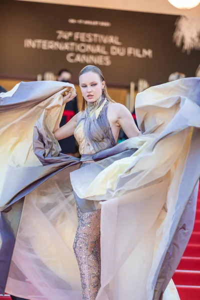 Cannes Francia Luglio 2021 Polina Pushkareva Partecipa Alla Proiezione Son — Foto Stock