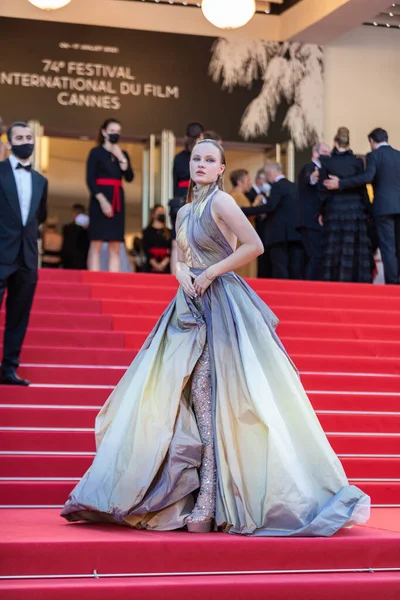 Cannes Francia Luglio 2021 Polina Pushkareva Partecipa Alla Proiezione Son — Foto Stock