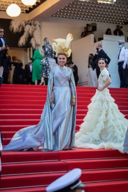 CANNES, FRANCE - Elena Lenina, 74. Cannes Film Festivali 'nde düzenlenen 