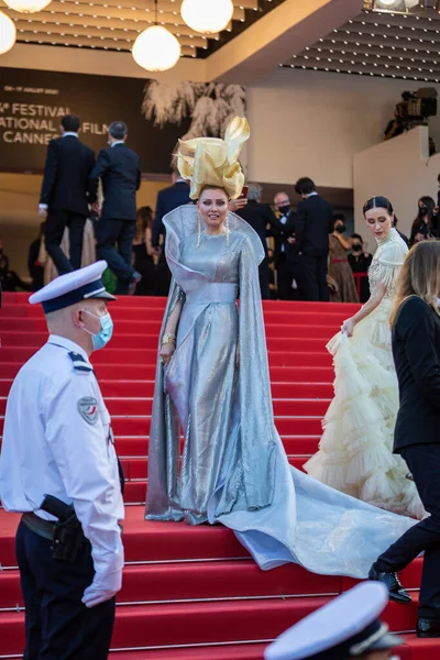 Cannes Francia Luglio 2021 Elena Lenina Partecipa Alla Proiezione Annette — Foto Stock