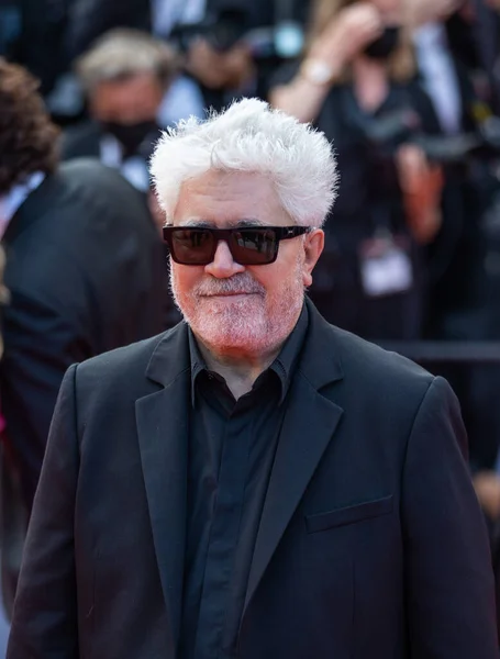 Cannes France July 2021 Pedro Almodovar Attends Annette Screening Opening — Stock Photo, Image