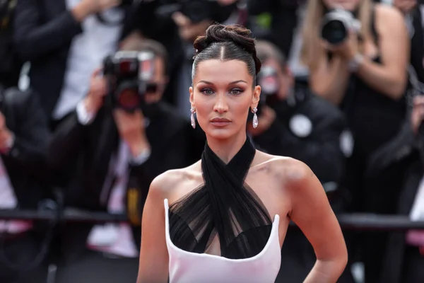 Cannes France July 2021 Model Bella Hadid Arrives Opening Ceremony — Stock Photo, Image