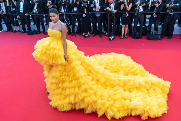Cannes Francia Luglio 2021 Farhana Bodi Influencer Moda Bellezza Nata — Foto Stock