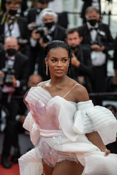 Cannes Frankreich Juli 2021 Das Französisch Kongolesische Model Und Influencer — Stockfoto