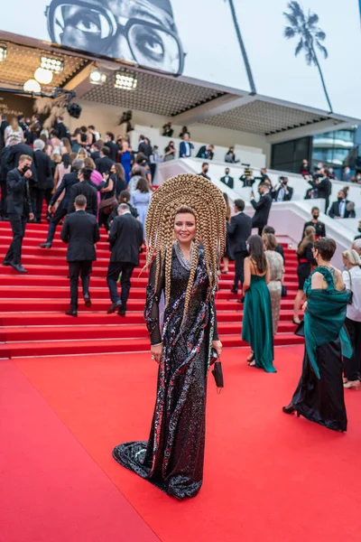 Cannes Francia Luglio 2021 Lena Lenina Partecipa Red Carpet Proiezione — Foto Stock