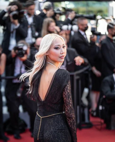 Cannes France July 2021 Μοντέλο Της Νότιας Κορέας Soo Joo — Φωτογραφία Αρχείου