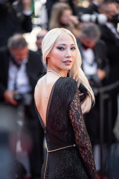 Cannes France July 2021 Μοντέλο Της Νότιας Κορέας Soo Joo — Φωτογραφία Αρχείου