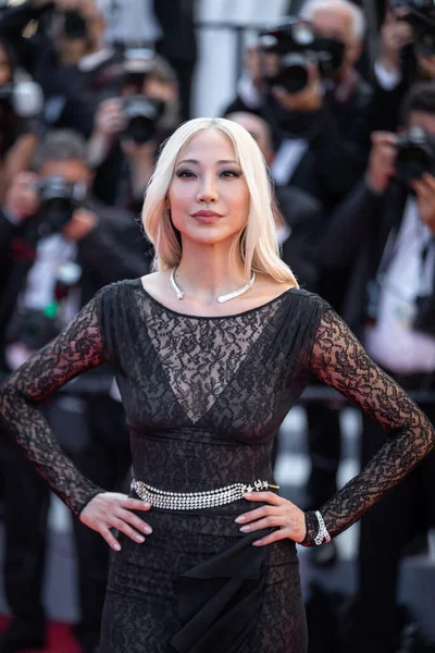 Cannes France July 2021 Μοντέλο Της Νότιας Κορέας Soo Joo — Φωτογραφία Αρχείου