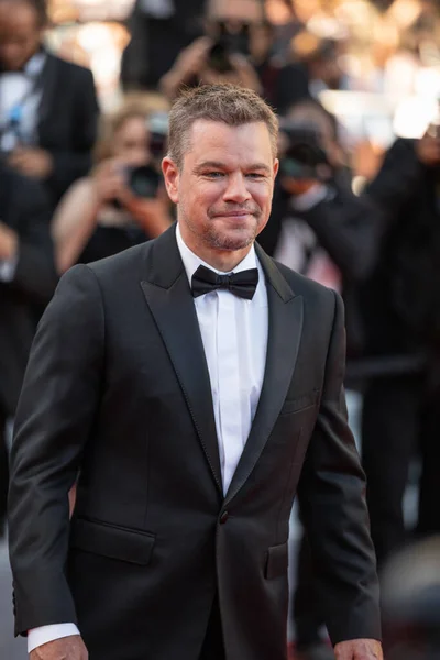 Cannes Francie Června 2021 Americký Herec Matt Damon Pózuje Když — Stock fotografie