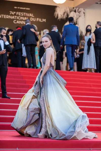 Cannes Francia Luglio 2021 Polina Pushkareva Partecipa Alla Proiezione Son — Foto Stock