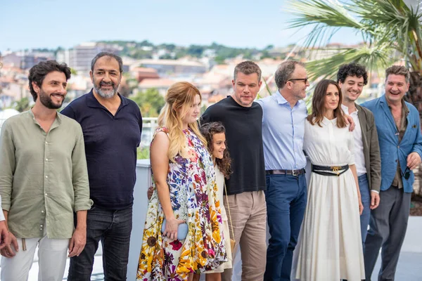 Cannes Frankrike Juli 2021 Tom Mccarthy Franska Skådespelerskan Camille Cottin — Stockfoto