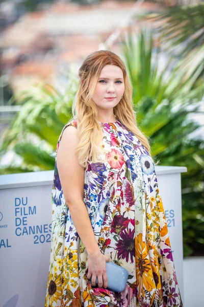 Cannes France July 2021 Actress Abigail Breslin Poses Photocall Film — Stock Photo, Image