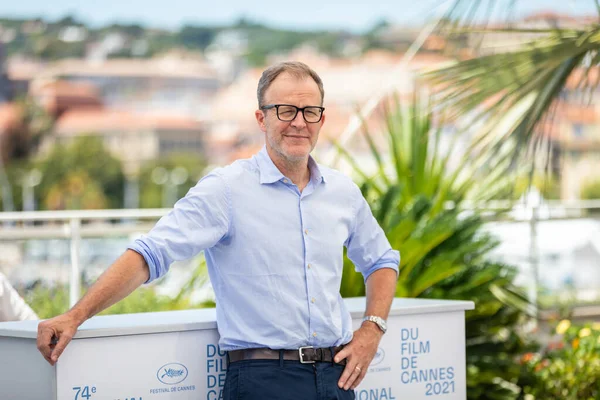 Cannes France Temmuz 2021 Abd Yönetmen Tom Mccarthy Temmuz 2021 — Stok fotoğraf