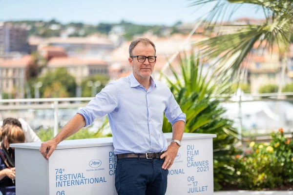 Cannes France Juillet 2021 Réalisateur Américain Tom Mccarthy Pose Lors — Photo