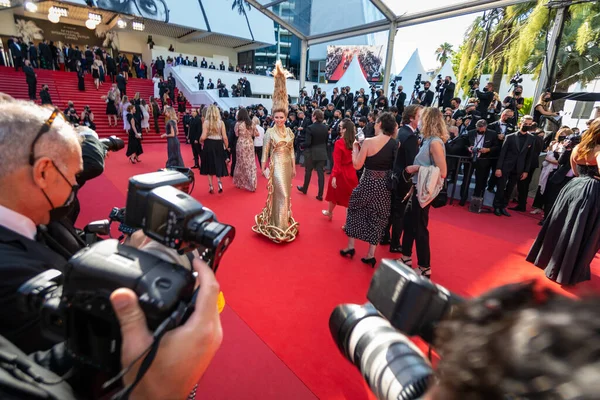 Cannes Francia Luglio 2021 Elena Lenina Imprenditrice Conduttrice Televisiva Russa — Foto Stock