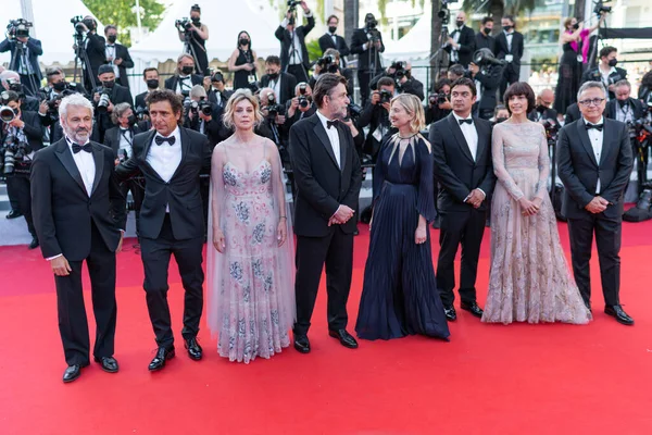 Cannes Frankrike Juli 2021 Paolo Del Brocco Elena Lietti Riccardo — Stockfoto