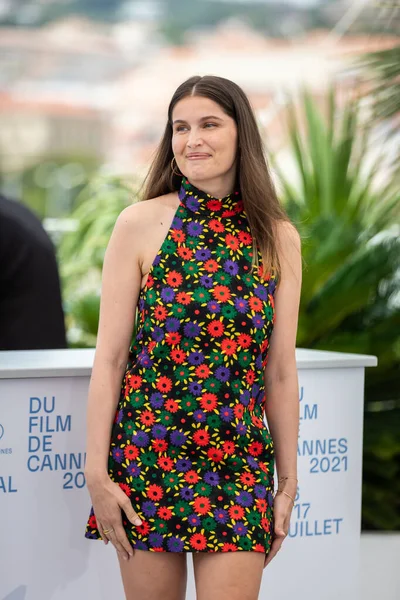 Cannes Frankrike Juli 2021 Laetitia Casta Deltar Fotocellen Croisade Den — Stockfoto