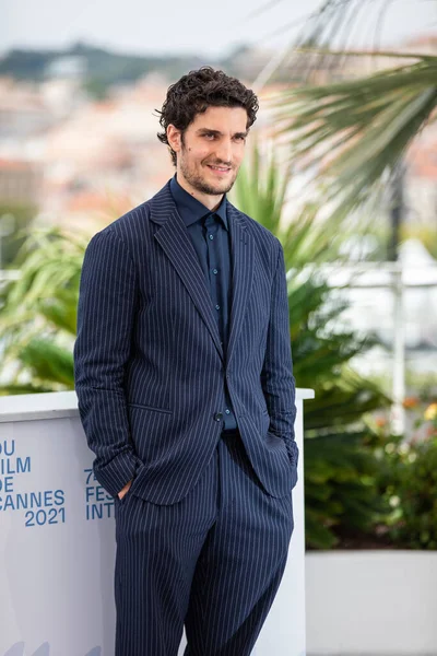 Cannes France July 2021 Louis Garrel Attends Croisade Photocall 74Th — Stock Photo, Image