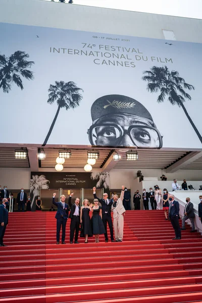 Cannes France July 2021 Chulpan Khamatova Ivan Dorn Yulia Peresild — Stock Photo, Image
