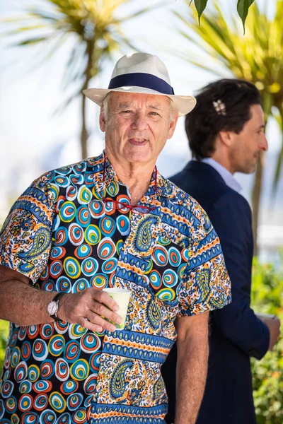 Cannes France Juillet 2021 Bill Murray Assiste Photocall French Dispatch — Photo