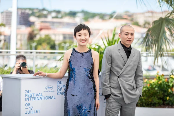 Cannes Francie Června 2021 Miyii Huang Režisér Jiazuo Zúčastní Fotokopie — Stock fotografie