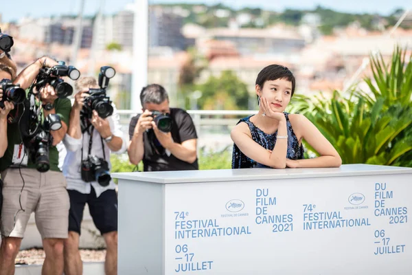 Cannes France Juillet 2021 Miyii Huang Assiste Photocall Gaey Les — Photo