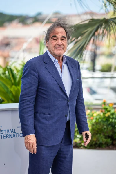 Canes France Temmuz 2021 Yönetmen Oliver Stone Yıllık Cannes Film — Stok fotoğraf